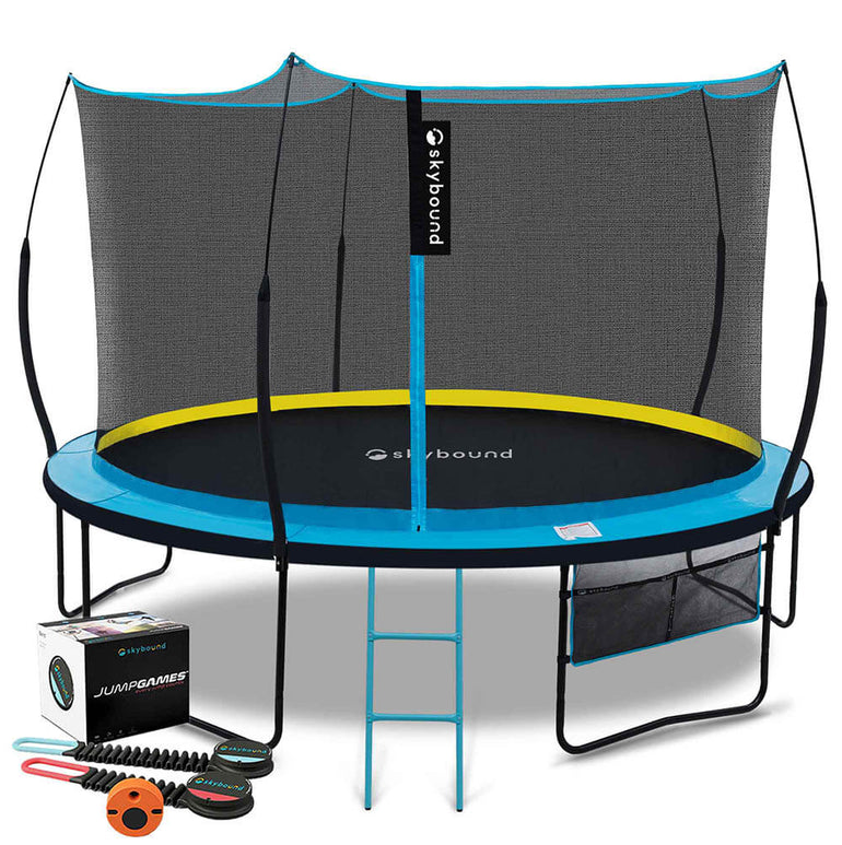 Skybound Skylift 12 ft trampoline with electronic wristband