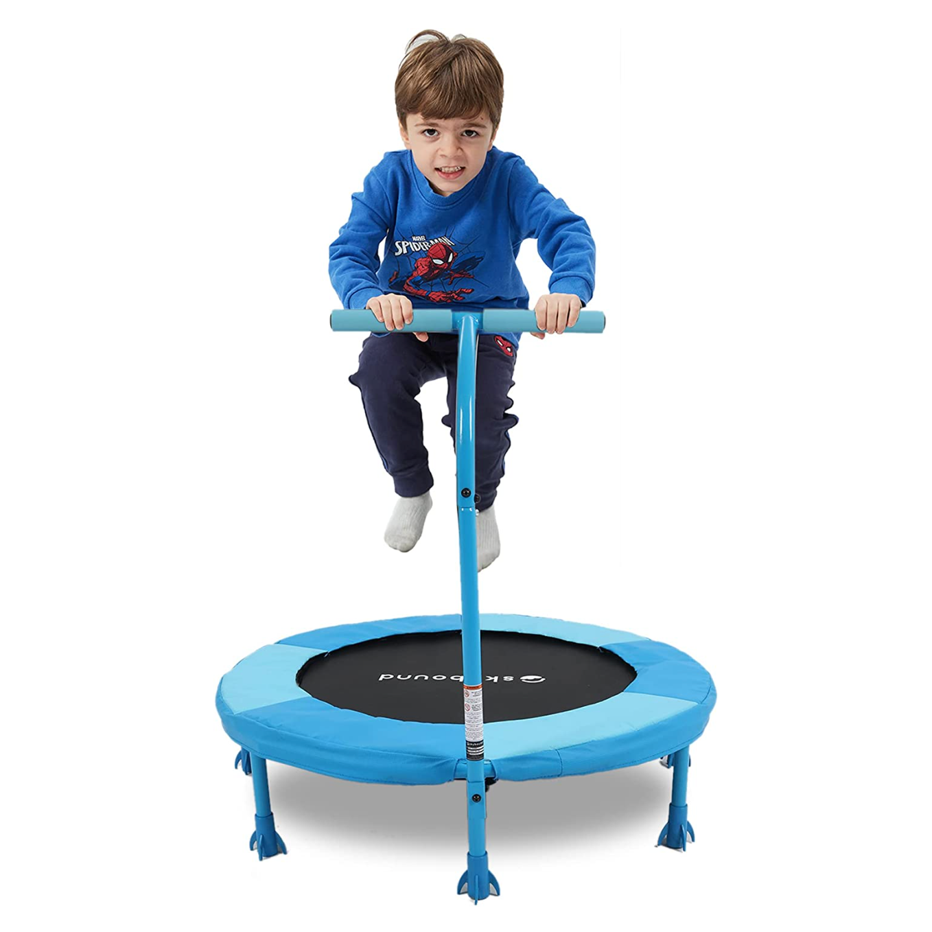 SkyBound Indoor Kids 36 Inch Trampoline with Handle Rocket