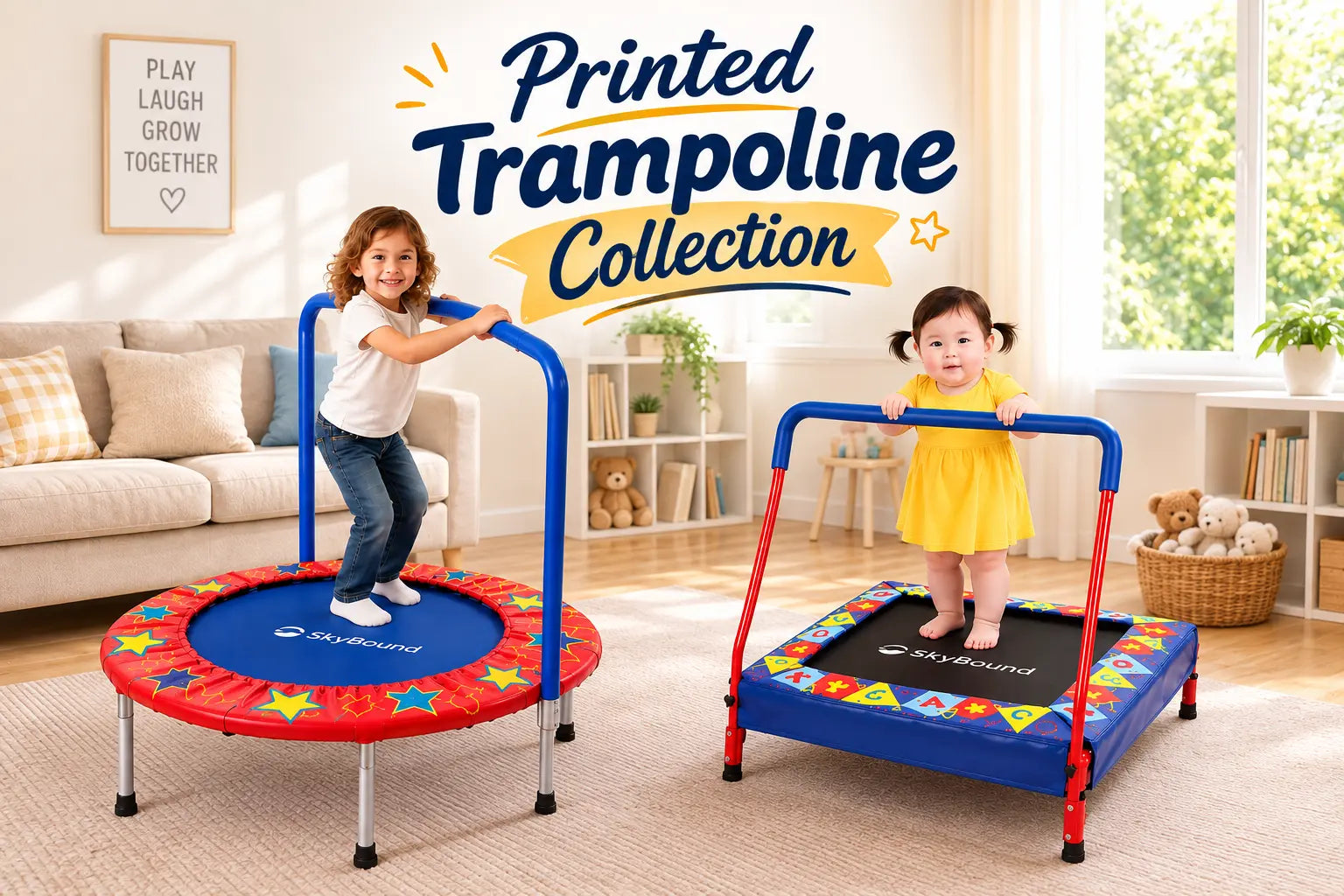 Printed Trampolines – Where Every Bounce Weaves Bright, Unforgettable Childhood Joy