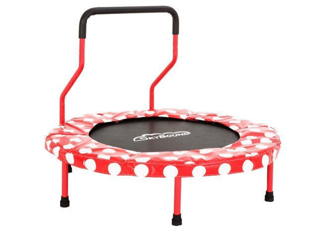 Red Polka Dot Children Trampoline