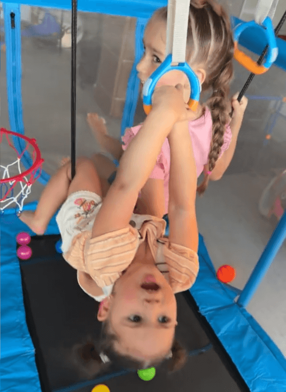 Skybound Bounceroo 40 in*58 in Trampoline Blue - SkyBound USA