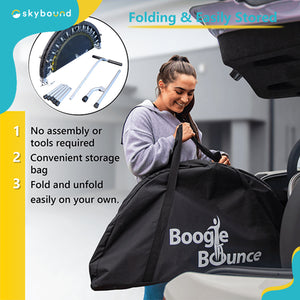 SkyBound Boogie Bounce Premium Foldable Mini Trampoline 39 Inch