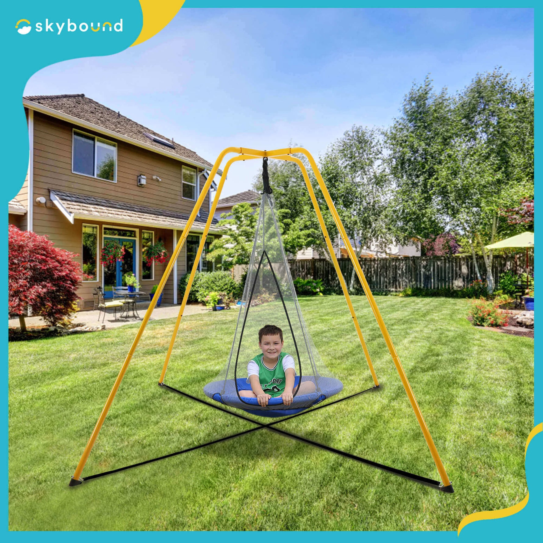 SkyBound Heavy Duty Metal Swing Set Frame – SkyBound USA