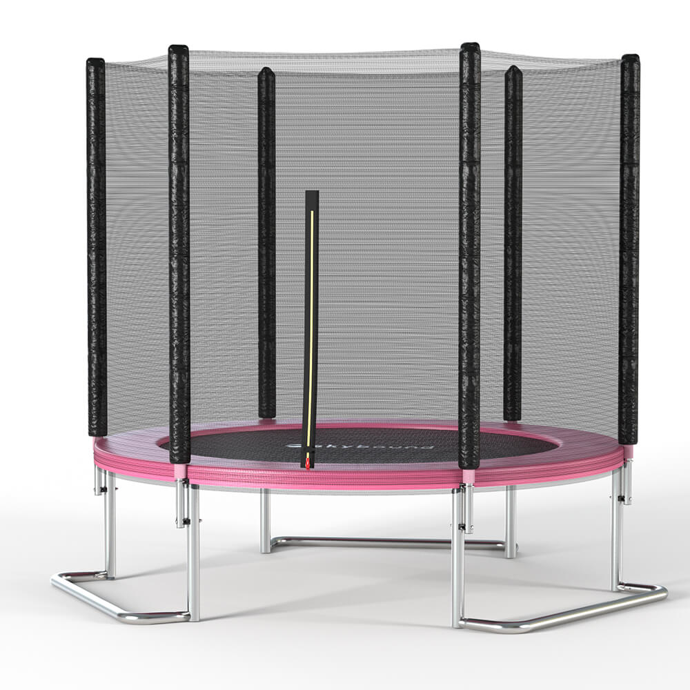 L-shape Trampoline pink
