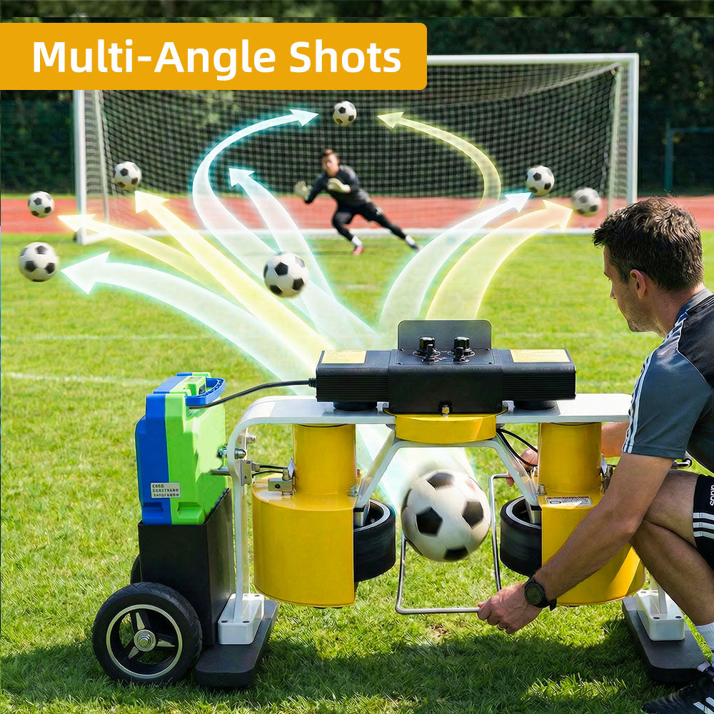 Adjustable Multi-Angle Soccer Ball Launcher for Precision Training - SkyBound USA