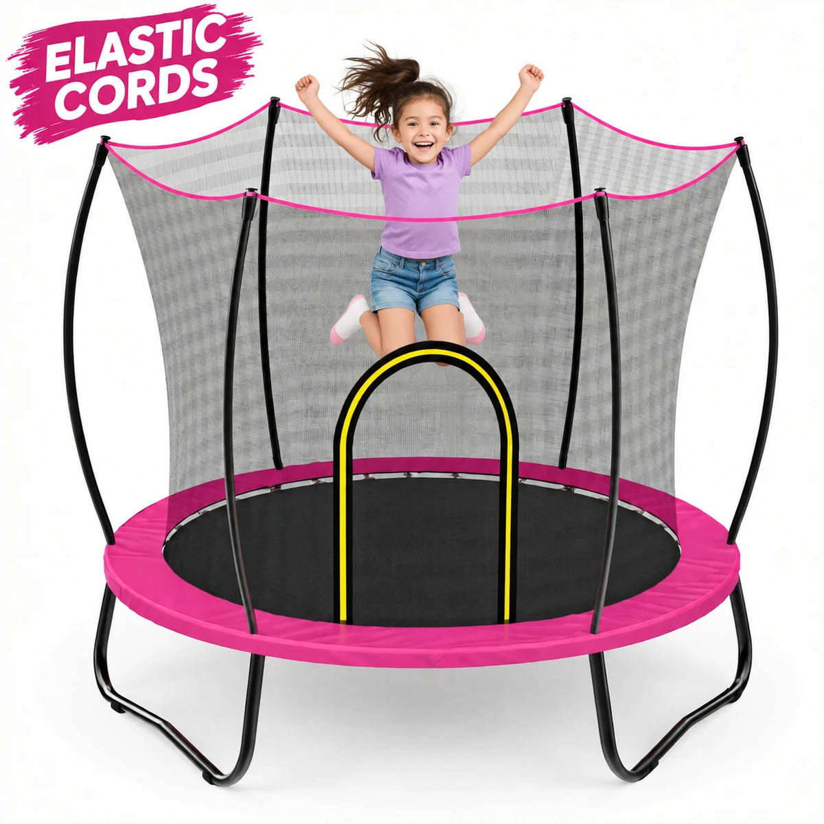 Searching for a quiet, safe enclosed trampoline for toddlers? SkyBound 55" bungee trampoline delivers gentle soft bounce, seamless safety net & weatherproof padding, perfect for indoor‑outdoor children jumping fun.