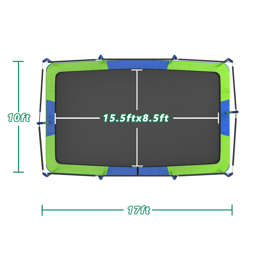SkyBound AiryBounce trampoline-10ft×17ft – SkyBound USA