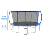 airybounce pro 14ft trampoline height
