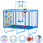 Skybound Bounceroo 40 in*58 in Trampoline Blue - SkyBound USA