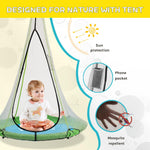 SkyBound 39 Inch Tree Swing - Green/Blue - SkyBound USA