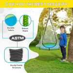 SkyBound 39 Inch Tree Swing - Green/Blue - SkyBound USA