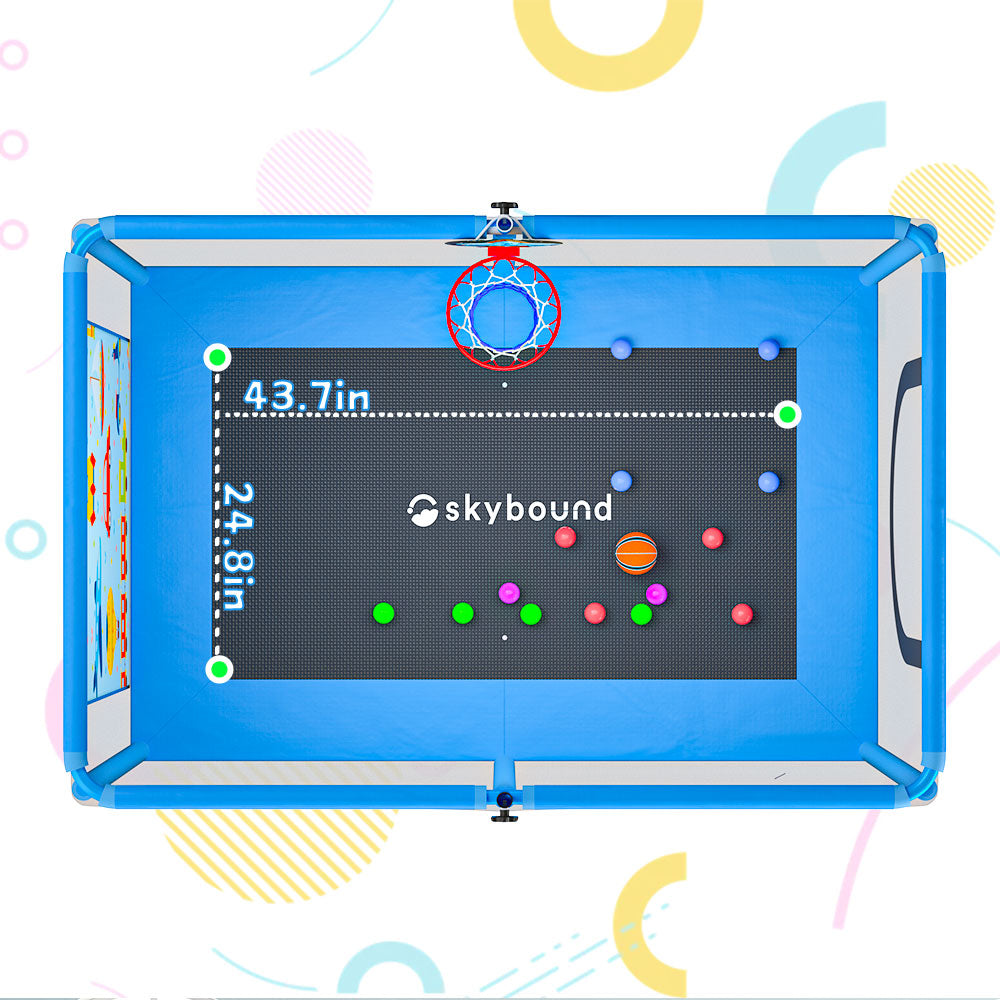 Skybound Bounceroo 40 in*58 in Trampoline Blue - SkyBound USA