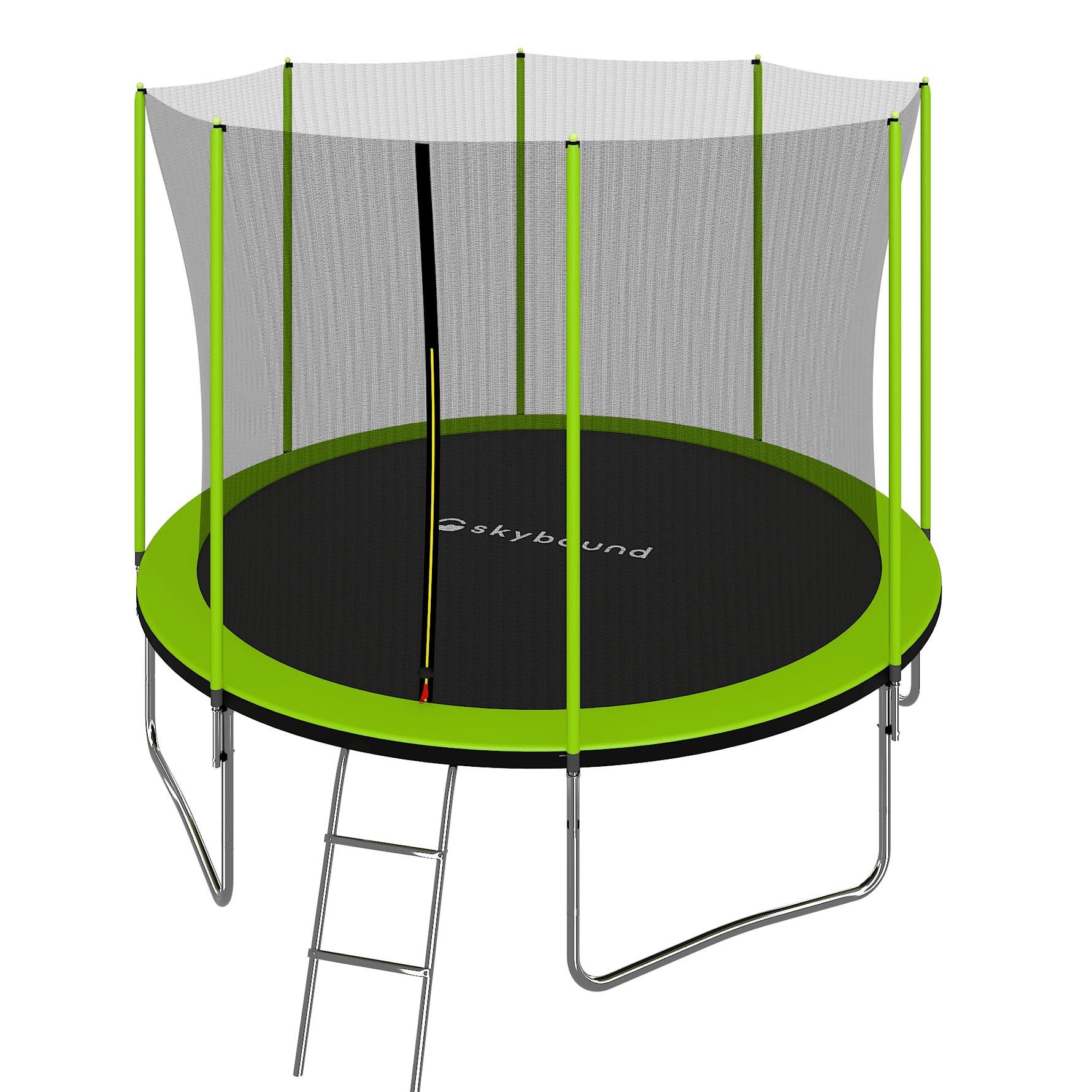 skybound soar 10ft trampoline green