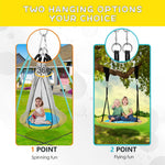 SkyBound 39 Inch Tree Swing - Yellow/Blue - SkyBound USA