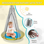 SkyBound 39 Inch Tree Swing - Yellow/Blue - SkyBound USA