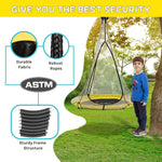 SkyBound 39 Inch Tree Swing - Yellow/Black - SkyBound USA