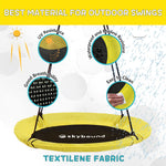 SkyBound 39 Inch Tree Swing - Yellow/Black - SkyBound USA