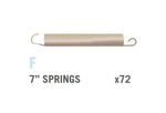 SkyBound 7" Premium Trampoline Springs for Cirrus Trampolines (Part F).