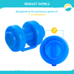 Product Details: Designed to fit enclosure poles of 1" in diameter.