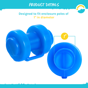 Product Details: Designed to fit enclosure poles of 1