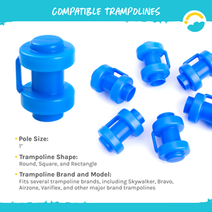 Compatible Trampolines:  Pole Size: 1