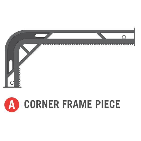 Corner Frame Piece for 11x18 foot Horizon Trampoline (Part A)