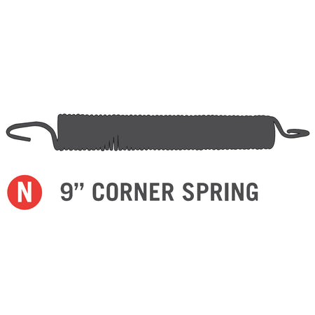 9" Corner Spring