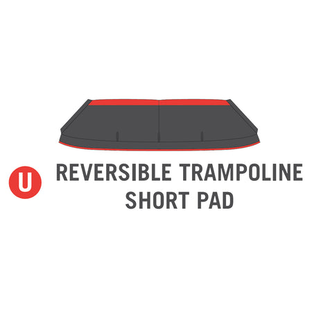 Reversible Trampoline Short Pad Part U.  Pad for 11x18 foot Horizon Trampoline.  