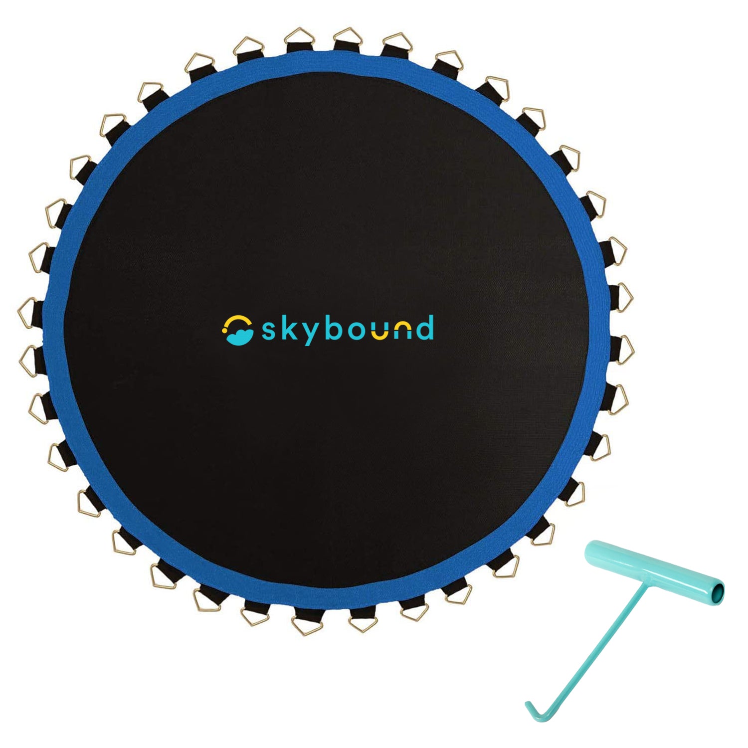 Premium Replacement Mat for 14ft Trampolines - 150in / 72 V-Rings / 5.5in Springs - 4 Colors Available