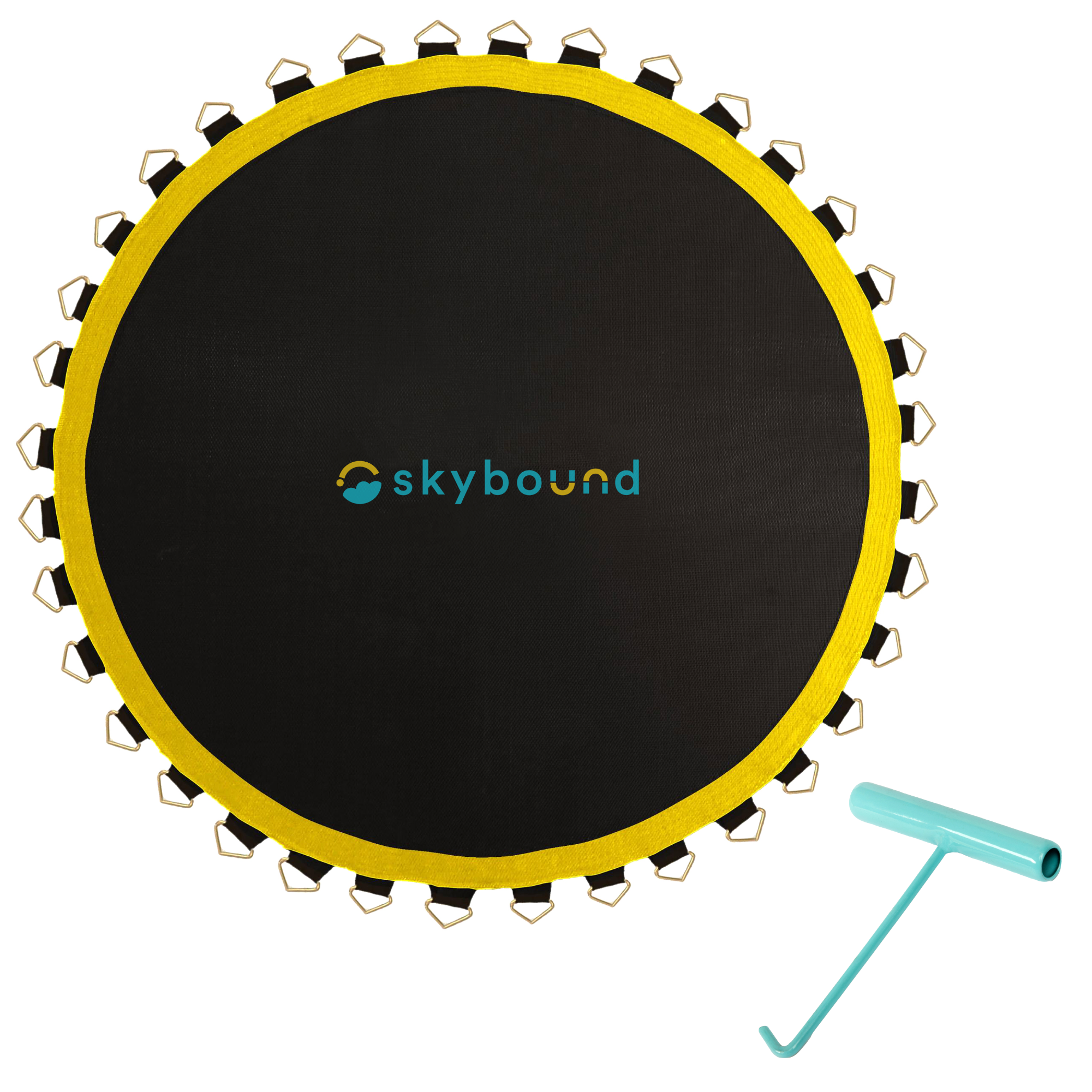 Premium Replacement Mat for 14ft Trampolines - 144in / 96 V-Rings / 8.5in Springs