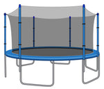 Enclosure Net for 14ft Trampolines - Fits 6 Straight Poles (Using Bolted Pole Caps)