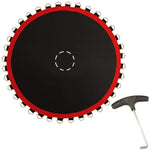 SkyBound Premium 14ft Trampoline Replacement Mat - Red