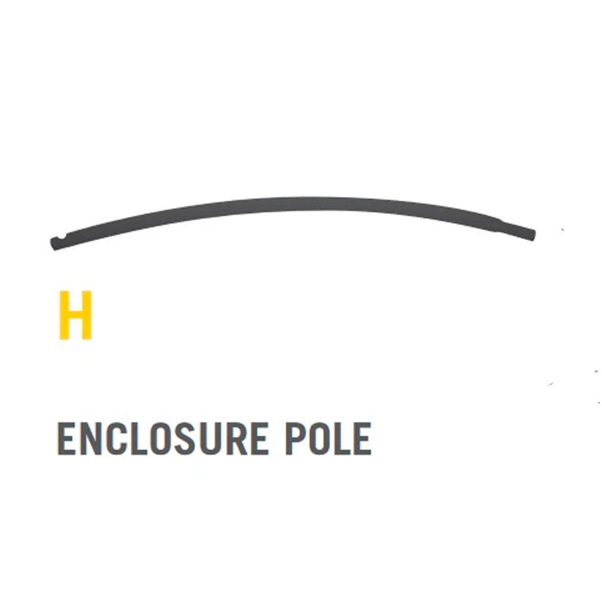 Upper Enclosure Pole for Cirrus Trampolines V1.