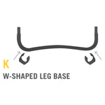 W-Leg Base for 12 foot Stratos Trampoline (Part K).