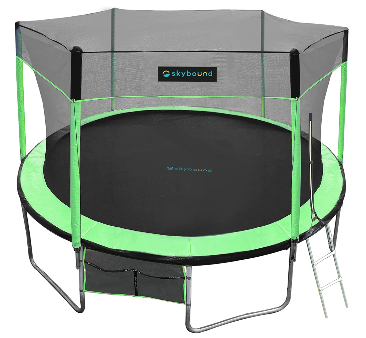 Skybound soar 15ft tramoline green with enclosure net
