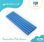 SkyBound Replacement Trampoline Enclosure Foam - Trampolines Poles Cover - Protective Poles Cover Tube Set for Safety Protection - Set of 12 - Blue - SkyBound USA