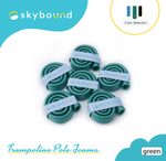 SkyBound Replacement Trampoline Enclosure Foam - Trampolines Poles Cover - Protective Poles Cover Tube Set for Safety Protection - Set of 12 - Green - SkyBound USA