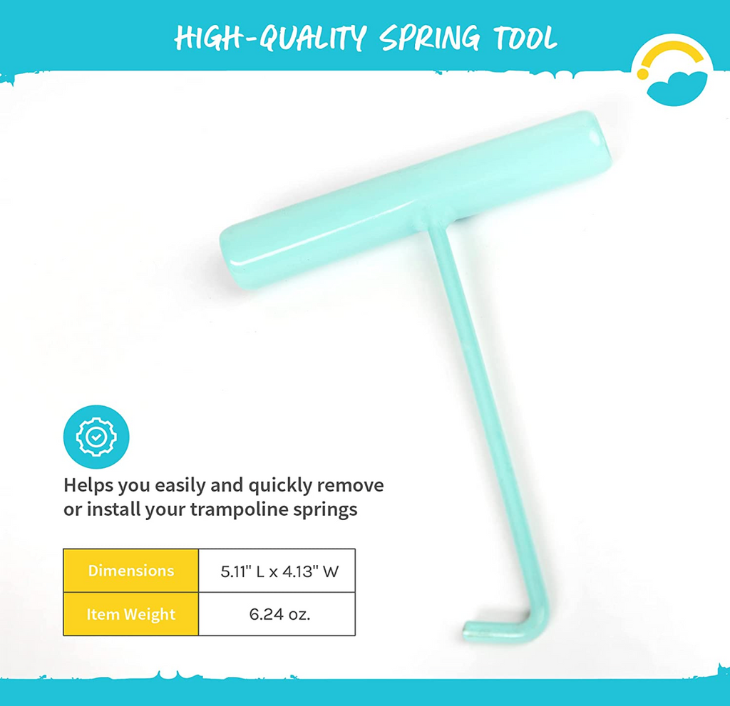 SkyBound Universal Trampoline Spring Tool - Steel J-Hook Style Frame ...