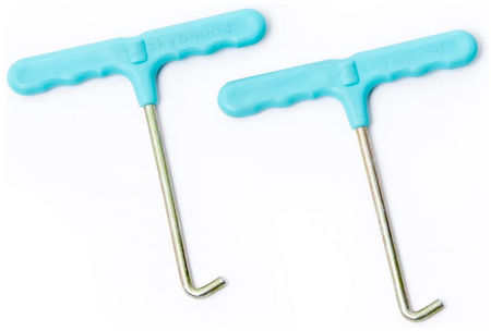 SkyBound Universal Trampoline Spring Tool - Blue Spring Puller - Trampoline Parts and Accessories - Set of 2
