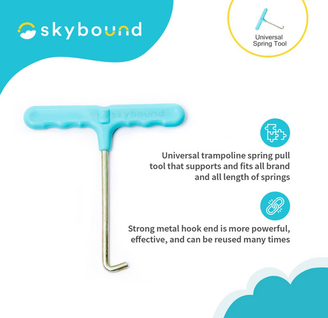 SkyBound Universal Trampoline Spring Tool - Blue Spring Puller