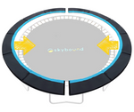 SkyBound 15ft Black/Blue Universal Replacement Trampoline Pad - Extra Thick 2pcs - SkyBound USA