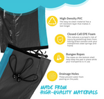 SkyBound 15ft Black/Blue Universal Replacement Trampoline Pad - Extra Thick 2pcs - SkyBound USA