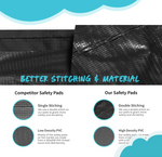 SkyBound 15ft Black/Blue Universal Replacement Trampoline Pad - Extra Thick 2pcs - SkyBound USA