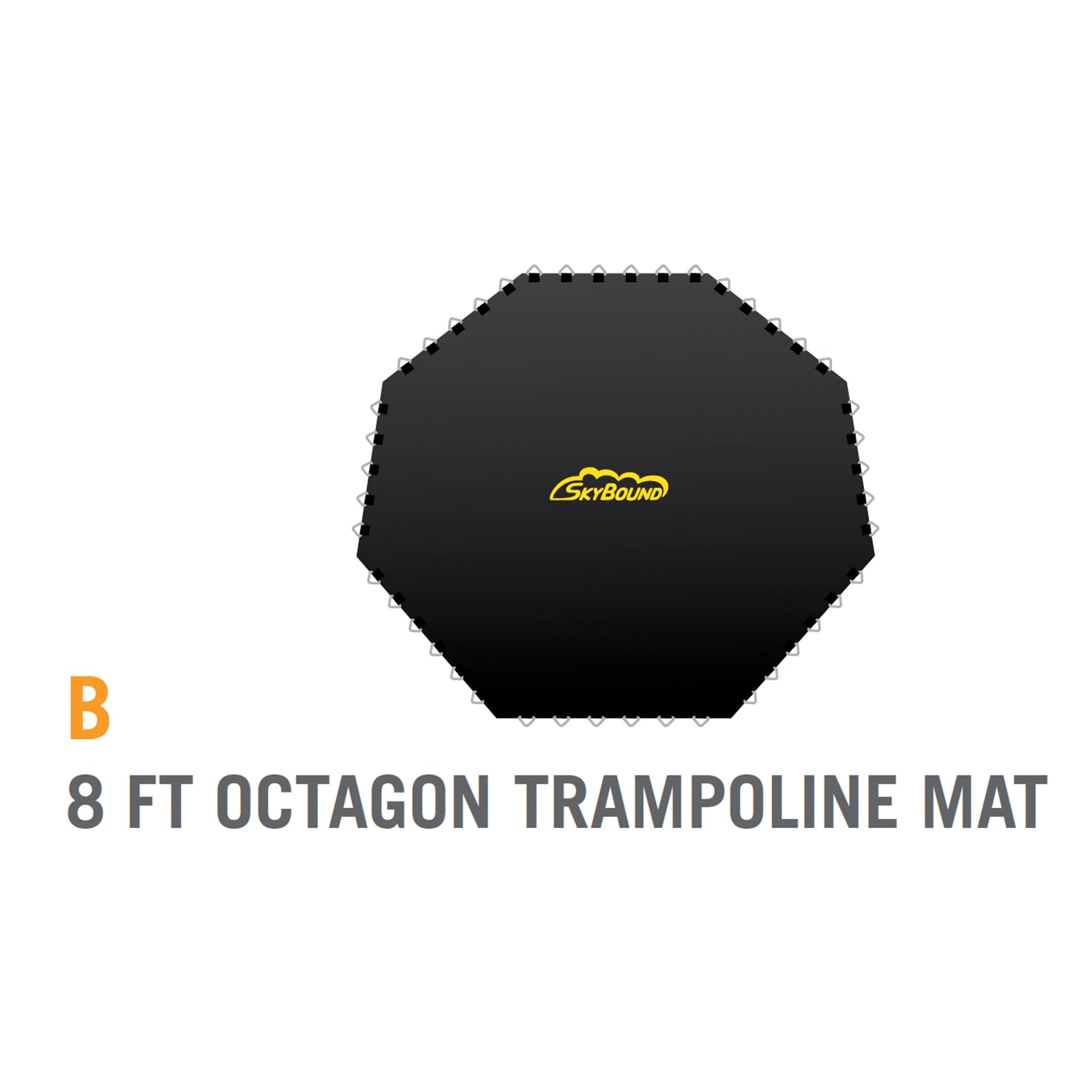 Mat for 8 foot Black Atmos Trampoline (Part B).
