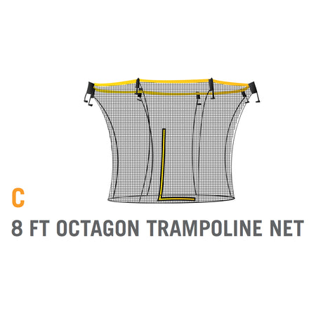 8 Ft Octagon Trampoline Net Part C.