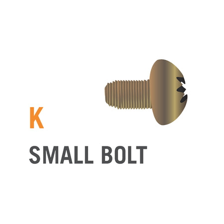 Small Bolt for 8 foot Atmos Trampoline (Part K).