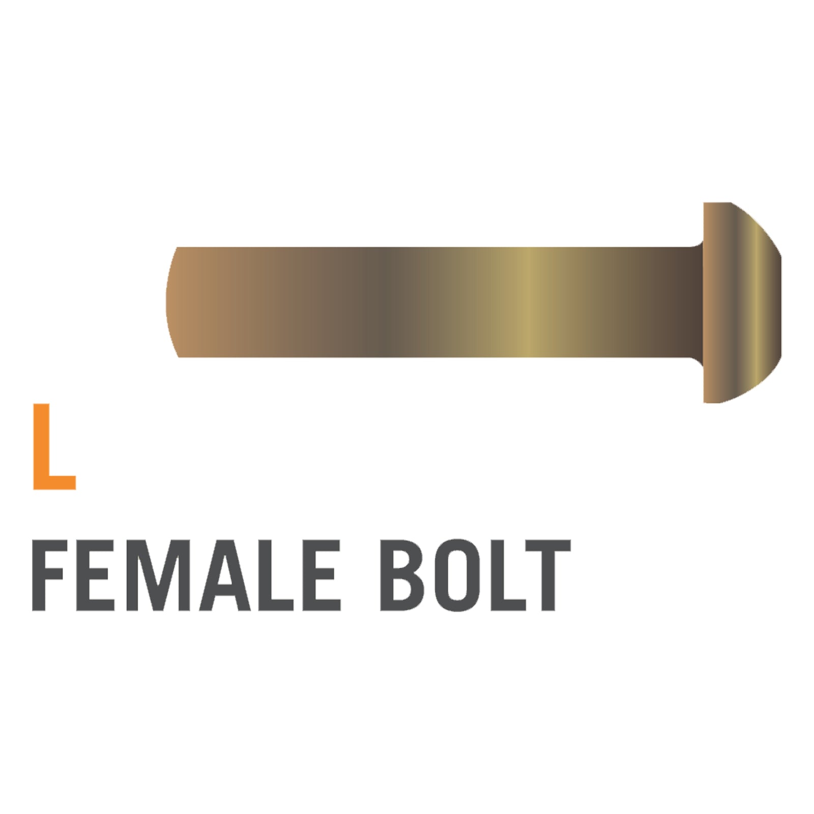 Female Bolt for 8 foot Atmos Trampoline (Part L)