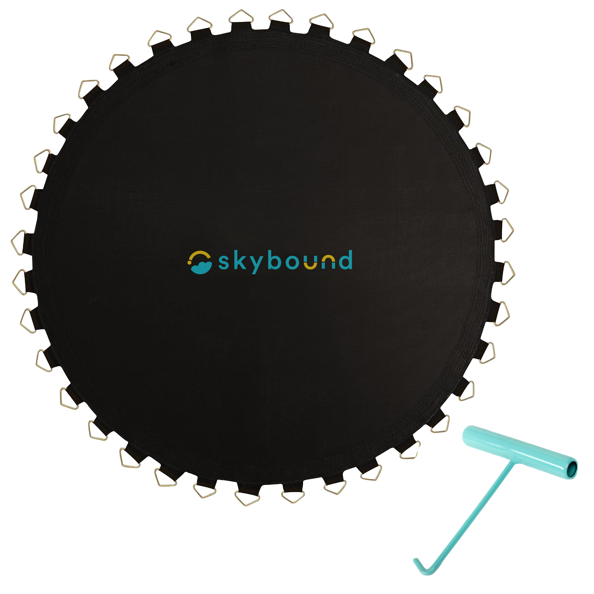Replacement Mat for 12ft Trampolines - 127in / 72 V-Rings / 5.5in Springs - SkyBound USA