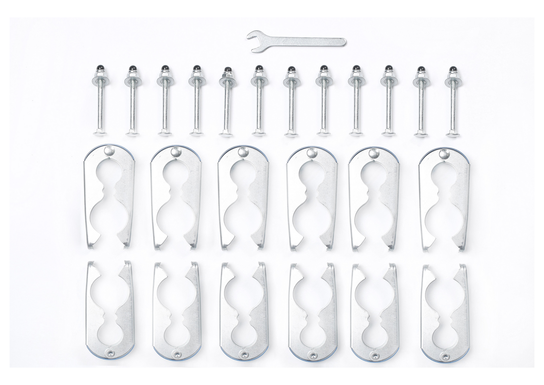 Image of what comes with the Enclosure Poles.