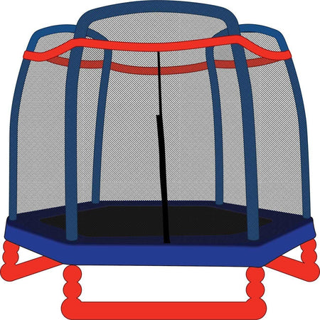 Trampoline Net for 7ft Little Tikes Trampoline - Fits 3 Arch Poles - SkyBound USA